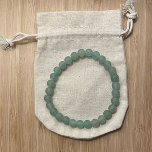 Natural Matte Jade Gemstone Bracelet